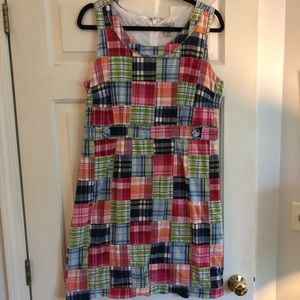 L.L. Bean madras dress